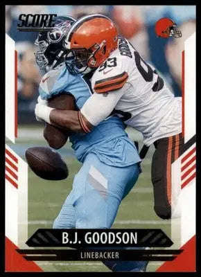 2021 Score Base B.J. Goodson Cleveland Browns 111 - Football Card Single
