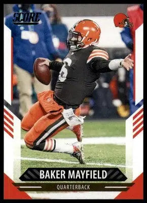 2021 Score Base Baker Mayfield Cleveland Browns 104 - Football Card Single