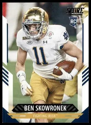 2021 Score Base Ben Skowronek RC Notre Dame Fighting Irish 333 - Football Card Single