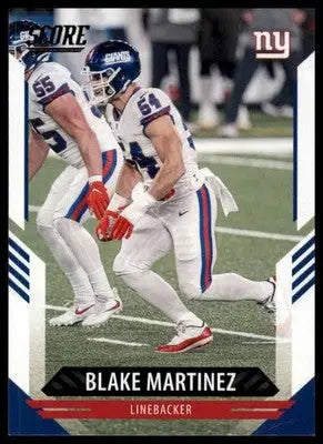 2021 Score Base Blake Martinez New York Giants 64 - Football Card Single