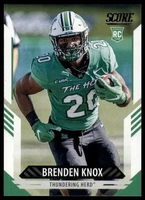 2021 Score Base Brenden Knox RC Marshall Thundering Herd 366 - Football Card Single