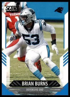 2021 Score Base Brian Burns Carolina Panthers 204 - Football Card Single