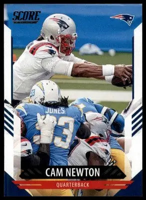 2021 Score Base Cam Newton New England Patriots 36 - Football Card Single