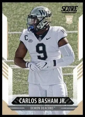 2021 Score Base Carlos Basham Jr. RC Wake Forest Demon Deacons 347 - Football Card Single