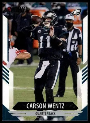 2021 Score Base Carson Wentz Philadelphia Eagles 69 - Football Card Single