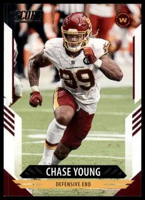 2021 Score Base Chase Young Washington Football Team 83 - Football Card Single