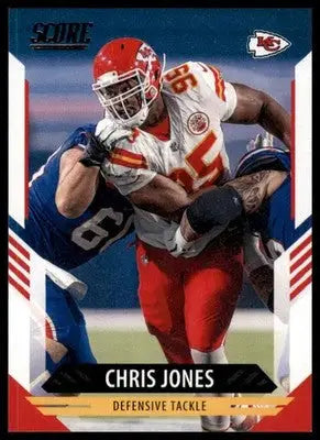 2021 Score Base Chris Jones Kansas City Chiefs 8 - Football Card Single