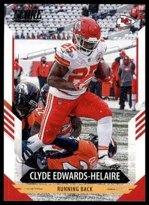 2021 Score Base Clyde Edwards-Helaire Kansas City Chiefs 3 - Football Card Single