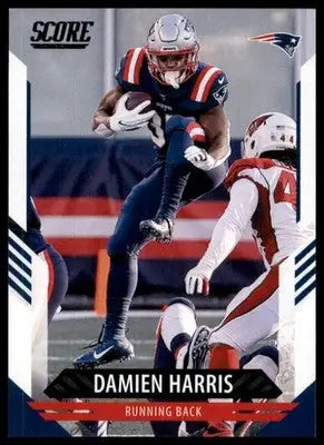 2021 Score Base Damien Harris New England Patriots 37 - Football Card Single