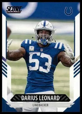 2021 Score Base Darius Leonard Indianapolis Colts 164 - Football Card Single