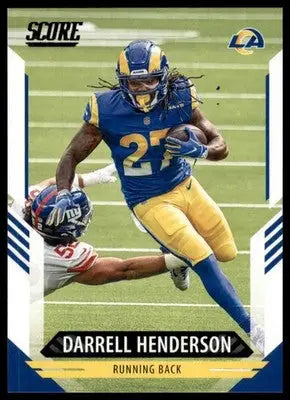 2021 Score Base Darrell Henderson Los Angeles Rams 252 - Football Card Single