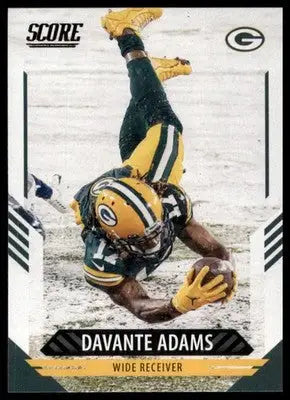 2021 Score Base Davante Adams Green Bay Packers 140 - Football Card Single