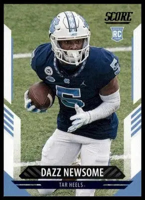 2021 Score Base Dazz Newsome RC North Carolina Tar Heels 370 - Football Card Single