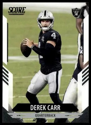 2021 Score Base Derek Carr Las Vegas Raiders 224 - Football Card Single