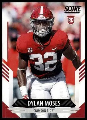 2021 Score Base Dylan Moses RC Alabama Crimson Tide 352 - Football Card Single