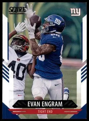 2021 Score Base Evan Engram New York Giants 68 - Football Card Single