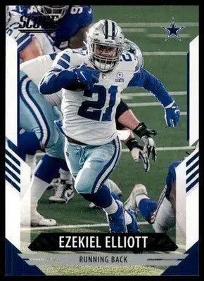 2021 Score Base Ezekiel Elliott Dallas Cowboys 52 - Football Card Single