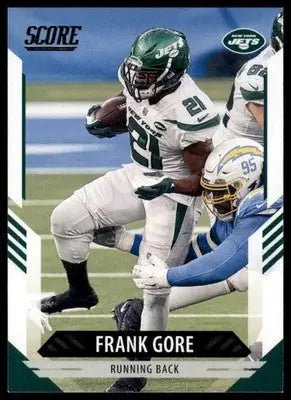 2021 Score Base Frank Gore New York Jets 46 - Football Card Single