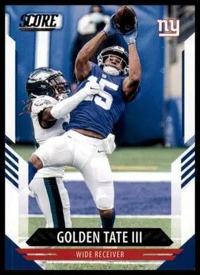 2021 Score Base Golden Tate III New York Giants 66 - Football Card Single
