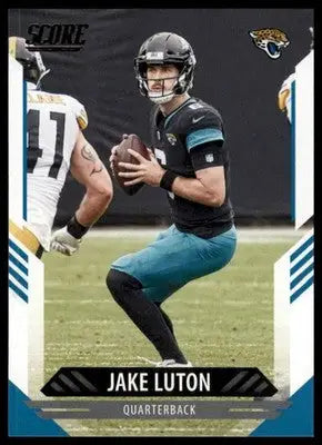 2021 Score Base Jake Luton Jacksonville Jaguars 179 - Football Card Single