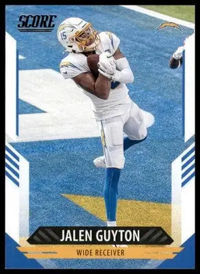 2021 Score Base Jalen Guyton Los Angeles Chargers 240 - Football Card Single