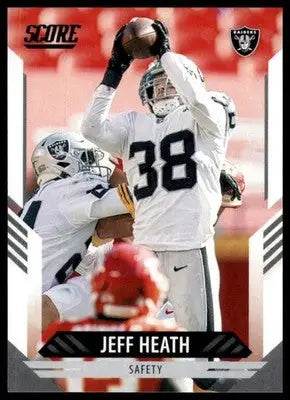 2021 Score Base Jeff Heath Las Vegas Raiders 229 - Football Card Single