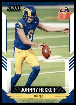 2021 Score Base Johnny Hekker Los Angeles Rams 258 - Football Card Single