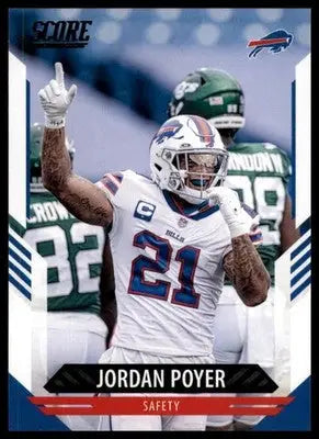 2021 Score Base Jordan Poyer Buffalo Bills 23
