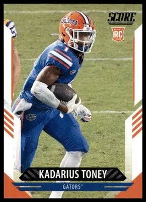 2021 Score Base Kadarius Toney RC Florida Gators 372 - Football Card Single