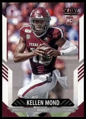2021 Score Base Kellen Mond RC Texas A&M Aggies 308 - Football Card Single