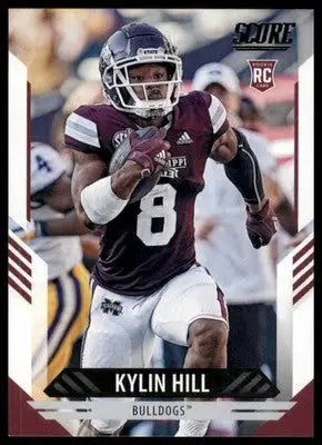 2021 Score Base Kylin Hill RC Mississippi State Bulldogs 318 - Football Card Single