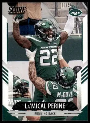 2021 Score Base La’Mical Perine New York Jets 50 - Football Card Single