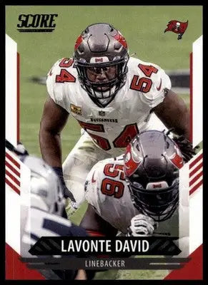 2021 Score Base Lavonte David Tampa Bay Buccaneers 18 - Football Card Single