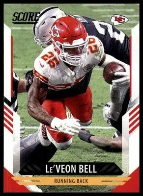 2021 Score Base Le’Veon Bell Kansas City Chiefs 4 - Football Card Single