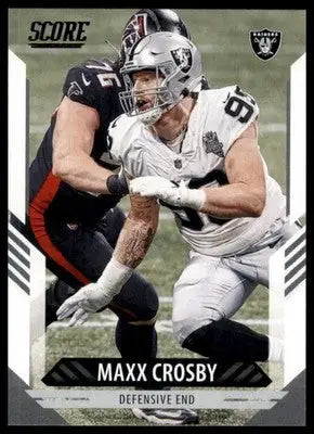 2021 Score Base Maxx Crosby Las Vegas Raiders 230 - Football Card Single