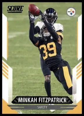2021 Score Base Minkah Fitzpatrick Pittsburgh Steelers 118 - Football Card Single