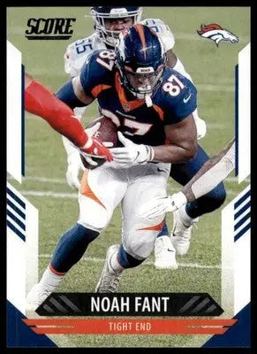 2021 Score Base Noah Fant Denver Broncos 221 - Football Card Single