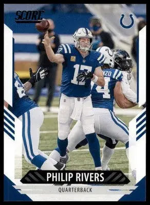 2021 Score Base Philip Rivers Indianapolis Colts 163 - Football Card Single
