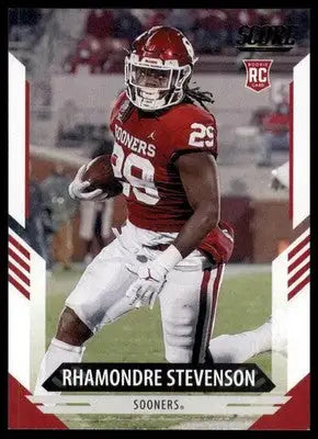 2021 Score Base Rhamondre Stevenson RC Oklahoma Sooners 386 - Football Card Single