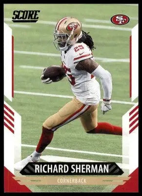 2021 Score Base Richard Sherman San Francisco 49ers 275 - Football Card Single