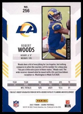 2021 Score Base Robert Woods Los Angeles Rams 256 - Football Card Single