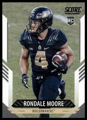2021 Score Base Rondale Moore RC Purdue Boilermakers 329 - Football Card Single