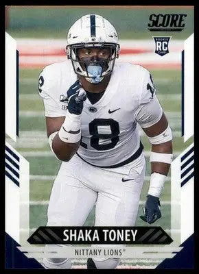2021 Score Base Shaka Toney RC Penn State Nittany Lions 396 - Football Card Single