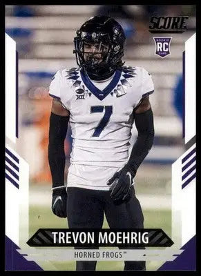2021 Score Base Trevon Moehrig RC TCU Horned Frogs 359 - Football Card Single