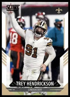 2021 Score Base Trey Hendrickson New Orleans Saints 214 - Football Card Single