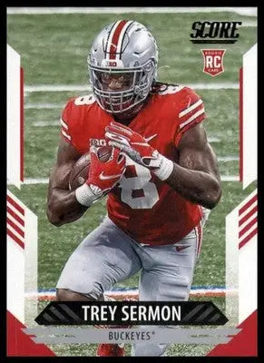 2021 Score Base Trey Sermon RC Ohio State Buckeyes 313 - Football Card Single