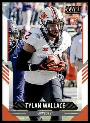 2021 Score Base Tylan Wallace RC Oklahoma State Cowboys 332 - Football Card Single