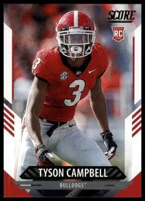 2021 Score Base Tyson Campbell RC Georgia Bulldogs 394 - Football Card Single