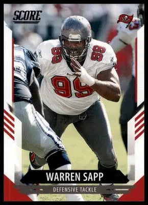 2021 Score Base Warren Sapp Tampa Bay Buccaneers 19 - Football Card Single