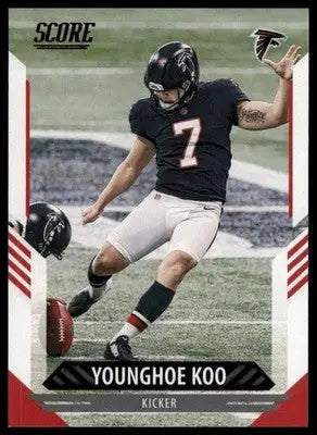 2021 Score Base Younghoe Koo Atlanta Falcons 196 - Football Card Single